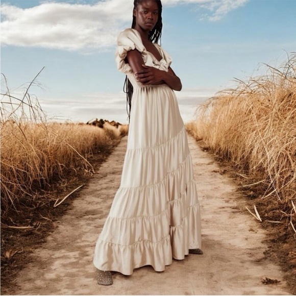 Free People Silky Sun-drenched Maxi Dress - Picture 4 of 9